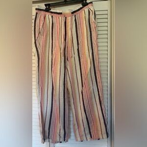 Old Navy Multicolor Striped Terry Cloth Short
